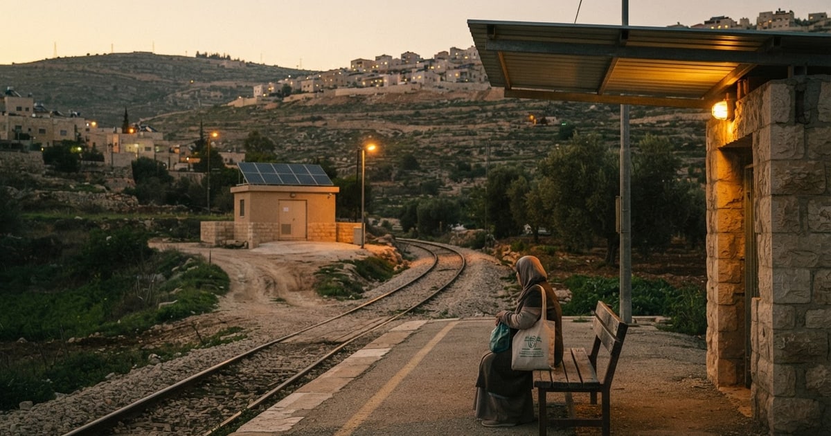 Austere editorial image representing the Pressure Systems edition “Pentagon Defense Bill Accelerates West Bank Land Grabs”.