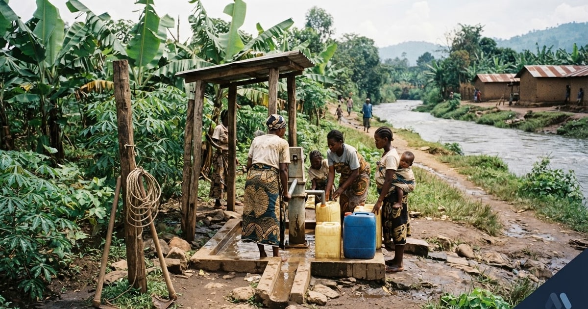 Austere editorial image representing the Pressure Systems edition “Congo Ebola Surge Meets Unpaid Health Worker Strikes”.
